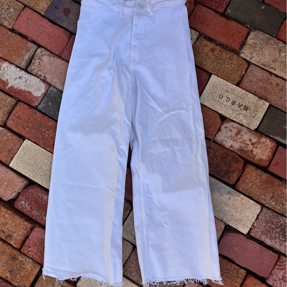 Zara Crisp White denim jeans